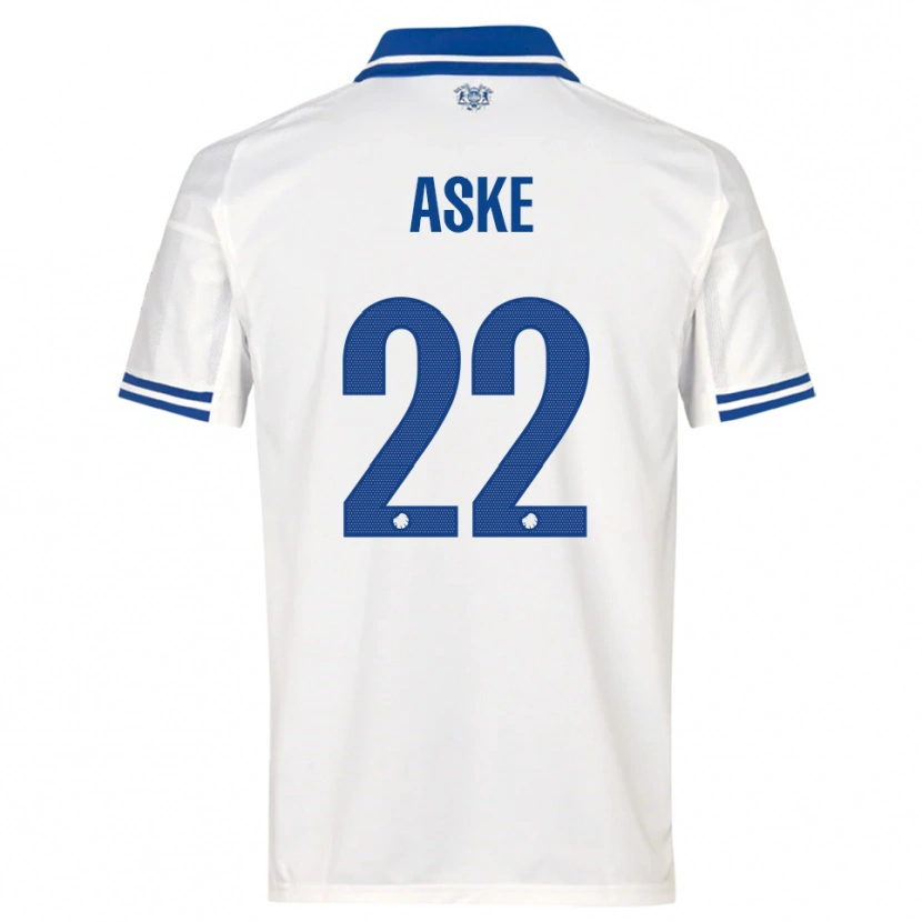 Danxen Women Aske Bang #22 White Blue Home Jersey 2025/26 T-Shirt
