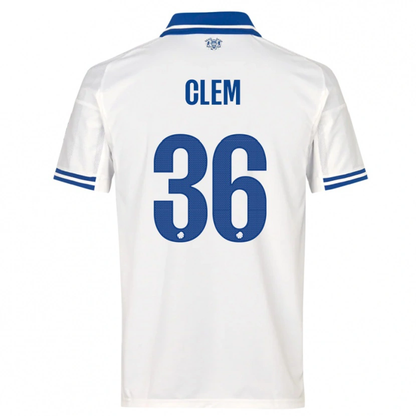 Danxen Women William Clem #36 White Blue Home Jersey 2025/26 T-Shirt