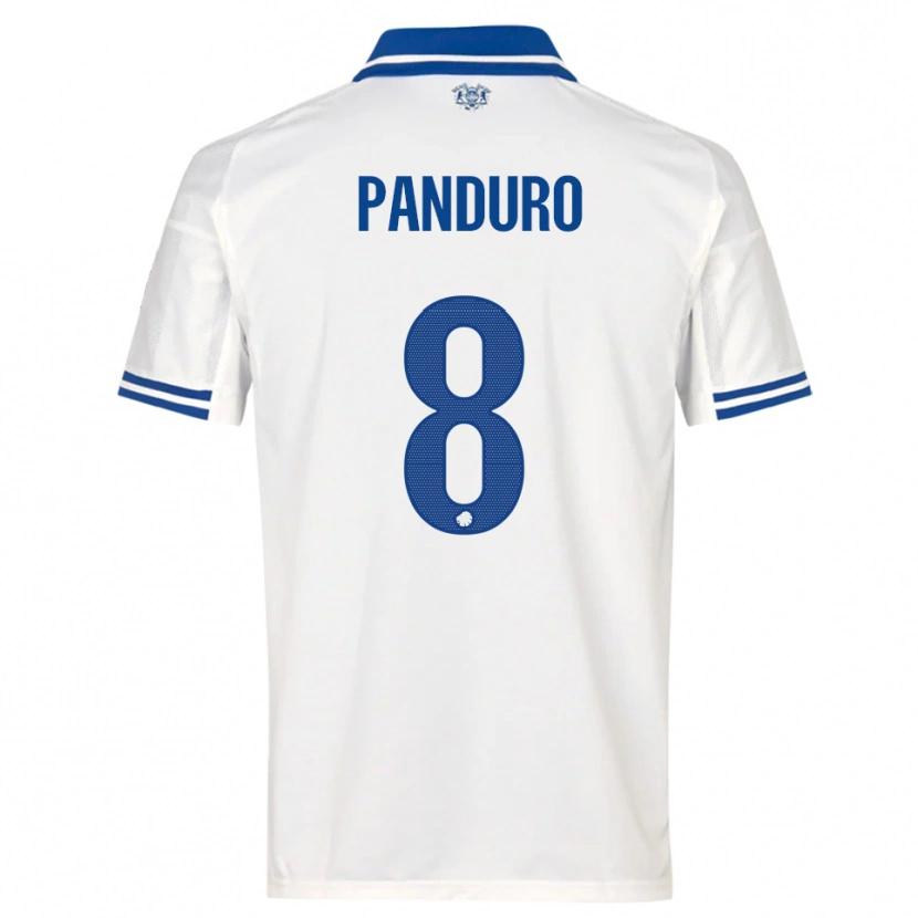 Danxen Women Tristan Panduro #8 White Blue Home Jersey 2025/26 T-Shirt