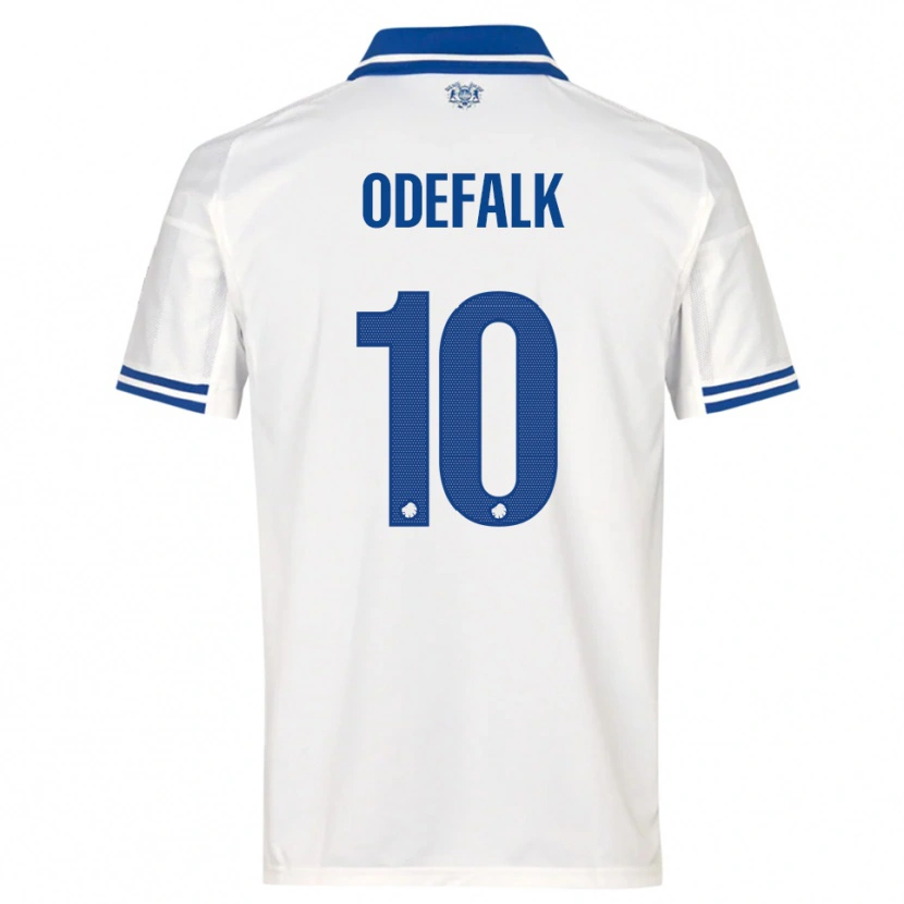 Danxen Women Alexander Odefalk #10 White Blue Home Jersey 2025/26 T-Shirt