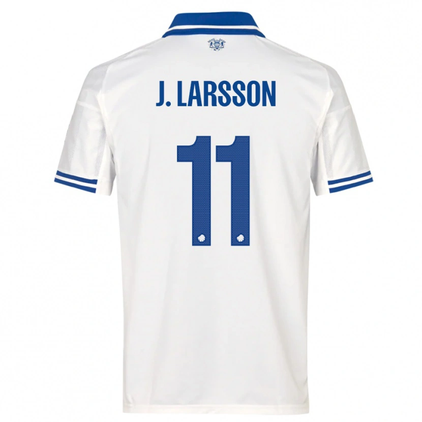 Danxen Women Jordan Larsson #11 White Blue Home Jersey 2025/26 T-Shirt