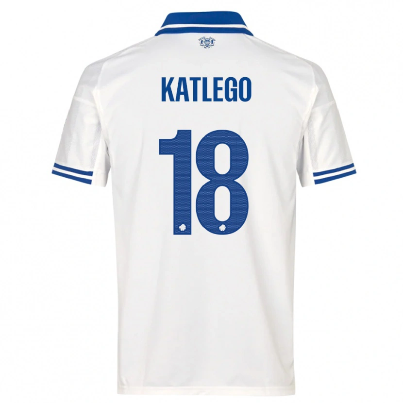 Danxen Women David Katlego #18 White Blue Home Jersey 2025/26 T-Shirt