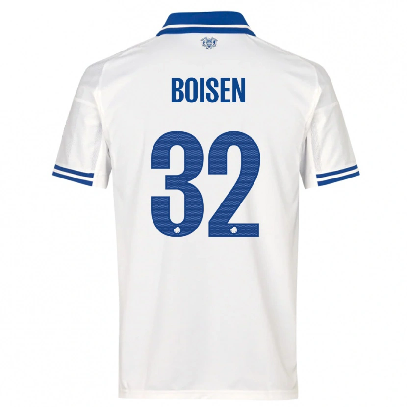 Danxen Women Frederikke Boisen #32 White Blue Home Jersey 2025/26 T-Shirt