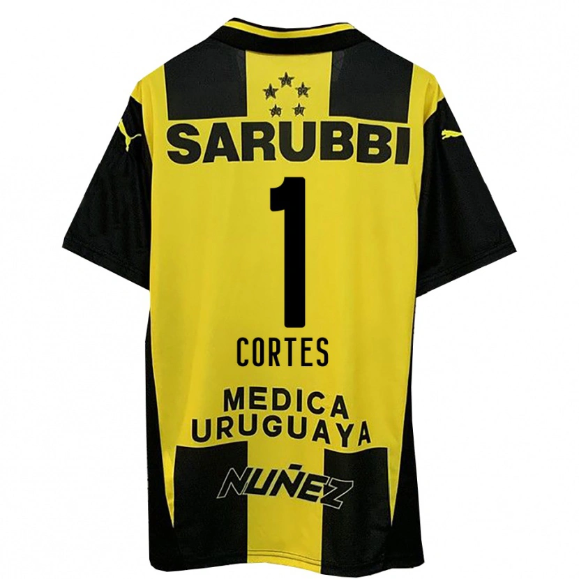 Danxen Women Brayan Cortés #1 Yellow Black Home Jersey 2025/26 T-Shirt