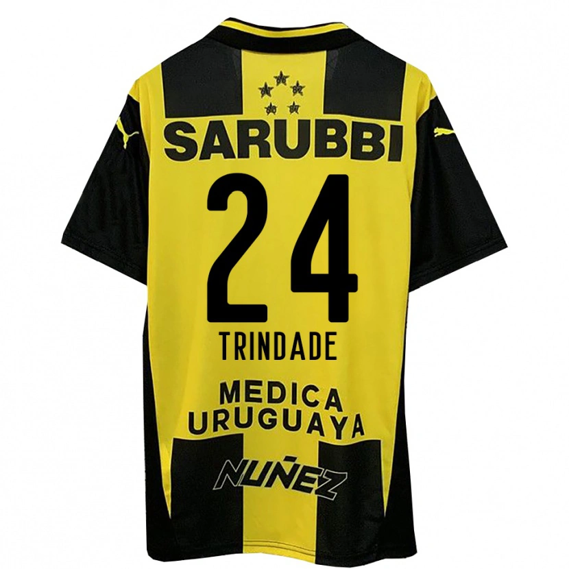 Danxen Women Jesús Trindade #24 Yellow Black Home Jersey 2025/26 T-Shirt