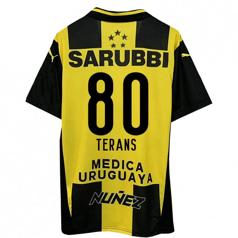 Danxen Women David Terans #80 Yellow Black Home Jersey 2025/26 T-Shirt