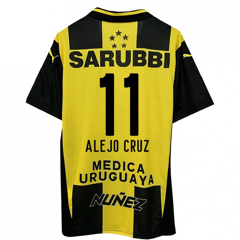 Danxen Women Alejo Cruz #11 Yellow Black Home Jersey 2025/26 T-Shirt