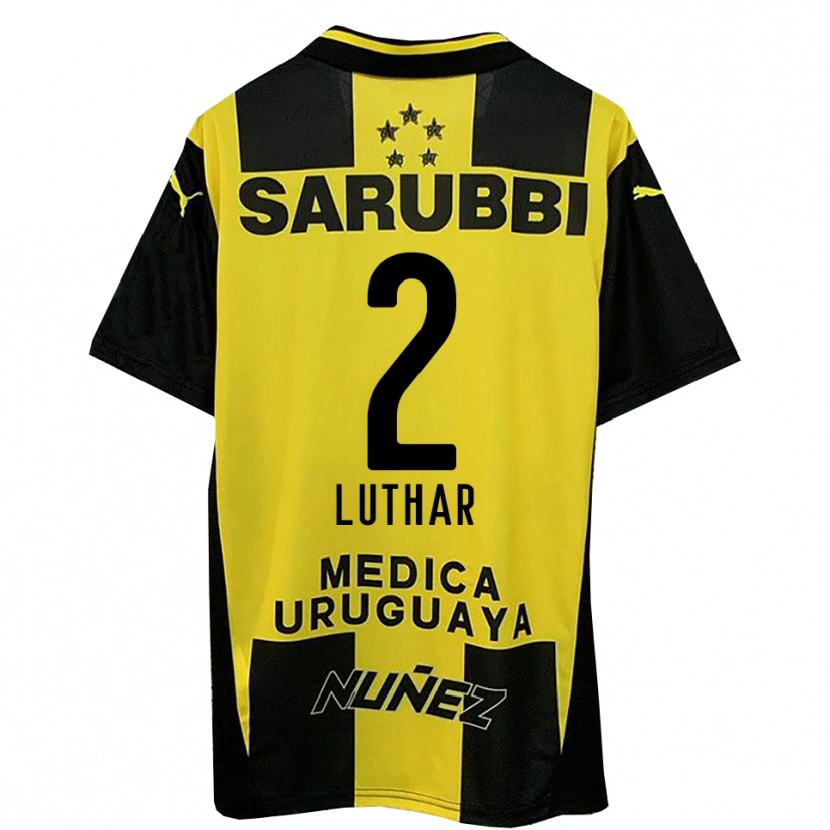 Danxen Women Thiago Luthar #2 Yellow Black Home Jersey 2025/26 T-Shirt