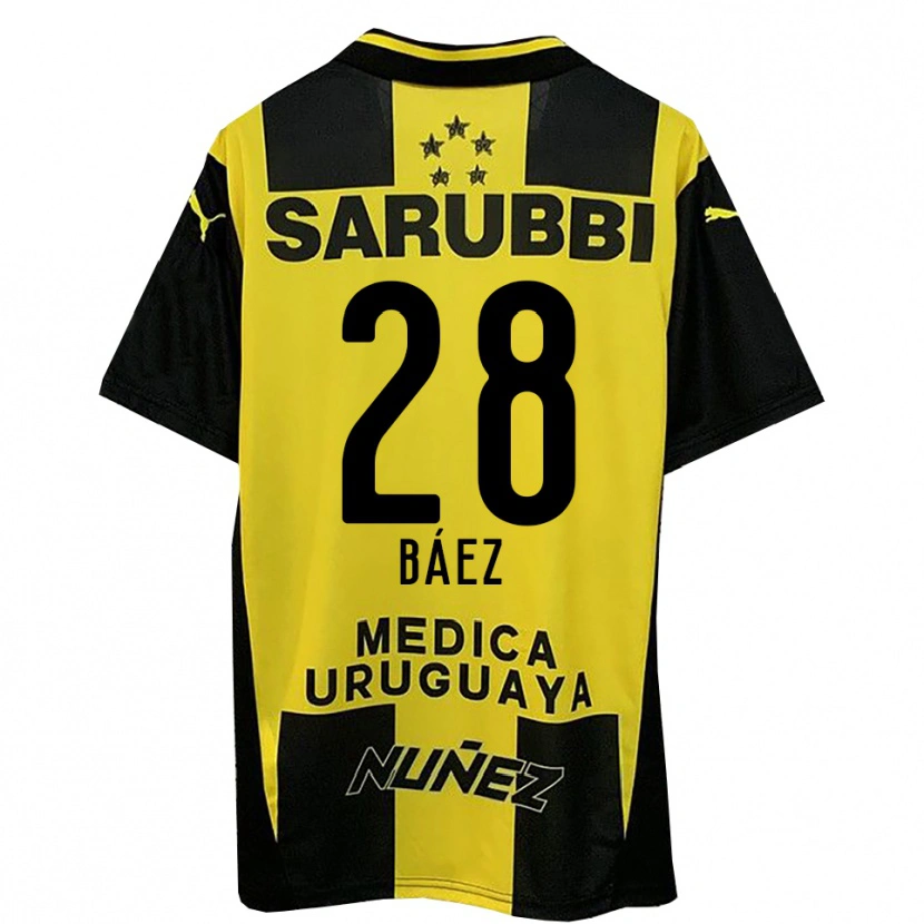 Danxen Women Jaime Báez #28 Yellow Black Home Jersey 2025/26 T-Shirt