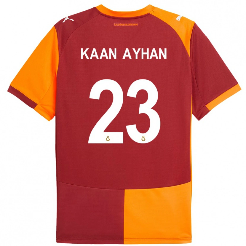 Danxen Women Kaan Ayhan #23 Red Orange Home Jersey 2025/26 T-Shirt