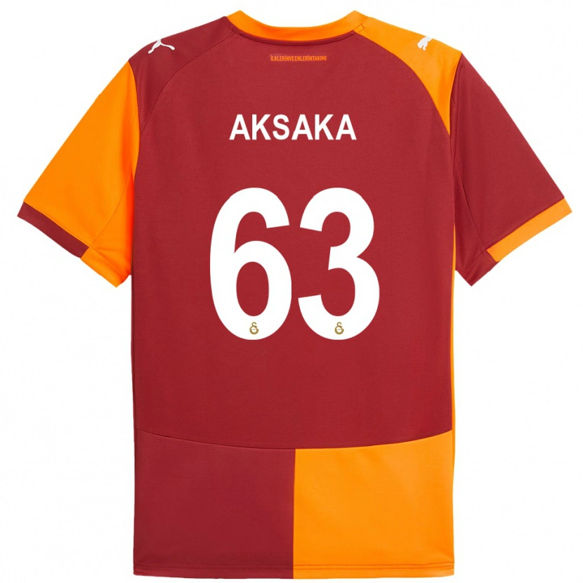Danxen Women Baran Aksaka #63 Red Orange Home Jersey 2025/26 T-Shirt