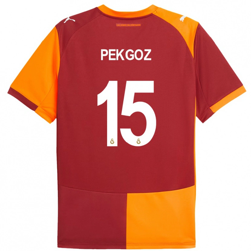 Danxen Women Berra Pekgöz #15 Red Orange Home Jersey 2025/26 T-Shirt