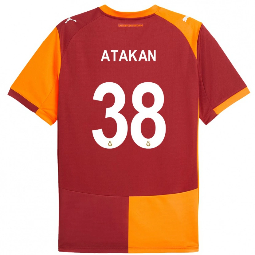Danxen Women Atakan Ordu #38 Red Orange Home Jersey 2025/26 T-Shirt