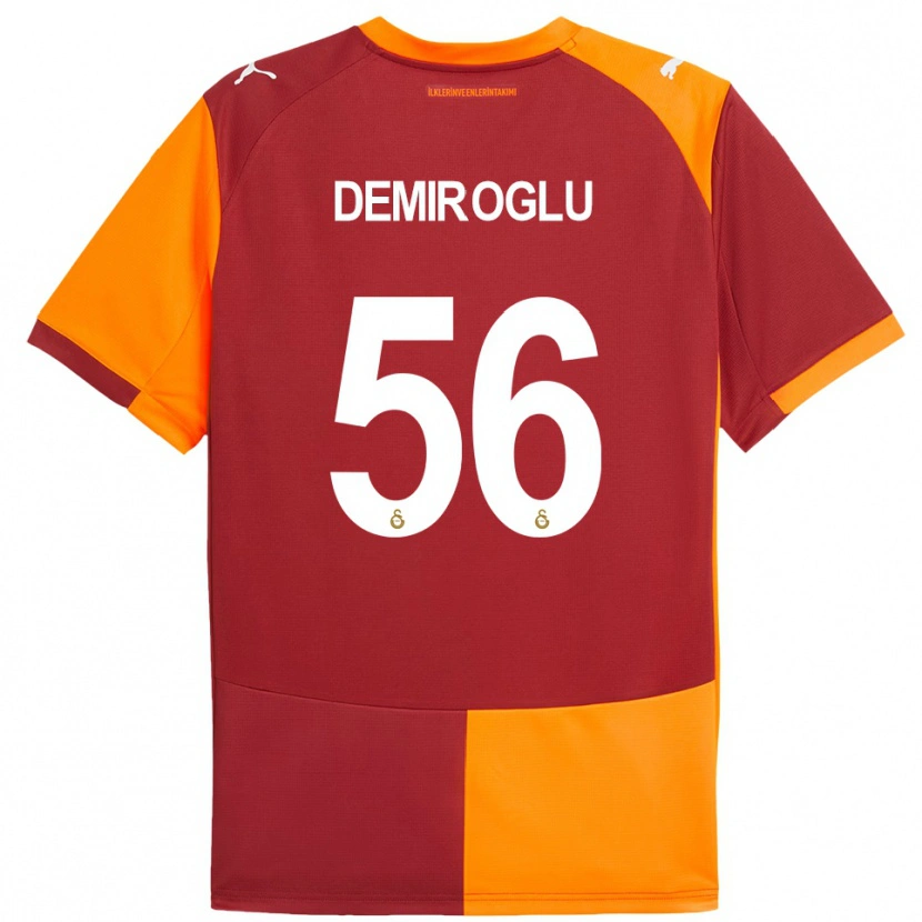 Danxen Women Baran Demiroğlu #56 Red Orange Home Jersey 2025/26 T-Shirt