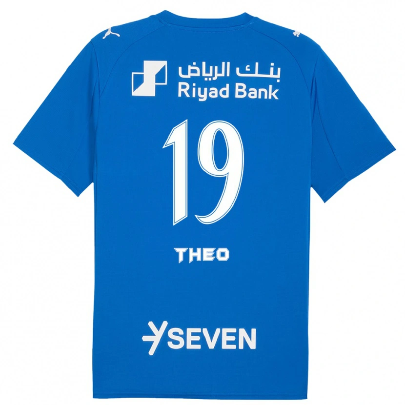Danxen Women Theo Hernández #19 Blue White Home Jersey 2025/26 T-Shirt