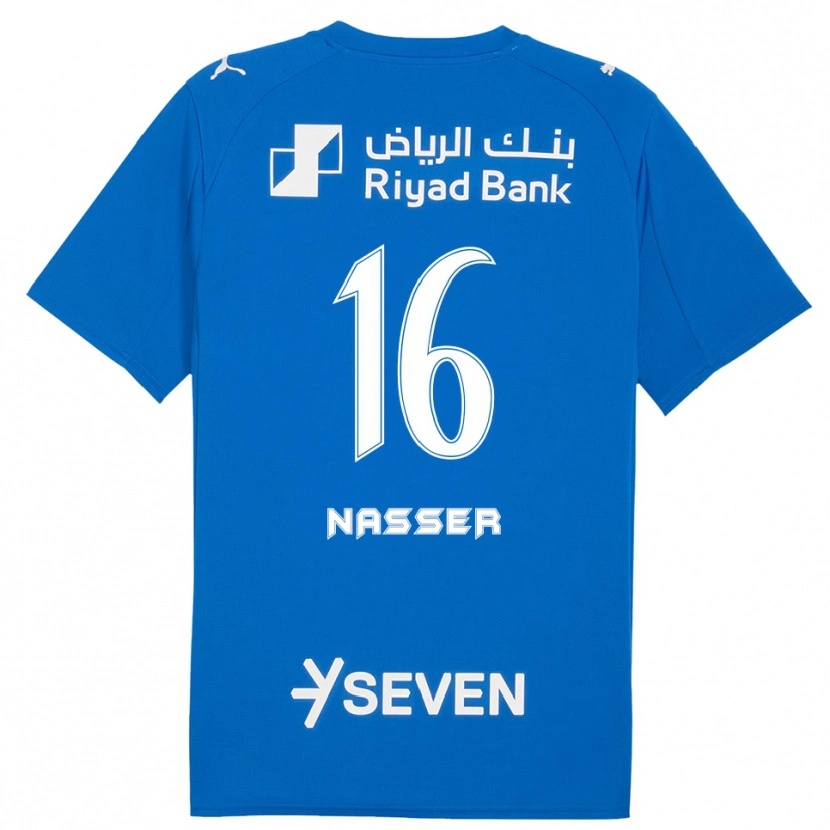 Danxen Women Nasser Al-Dawsari #16 Blue White Home Jersey 2025/26 T-Shirt