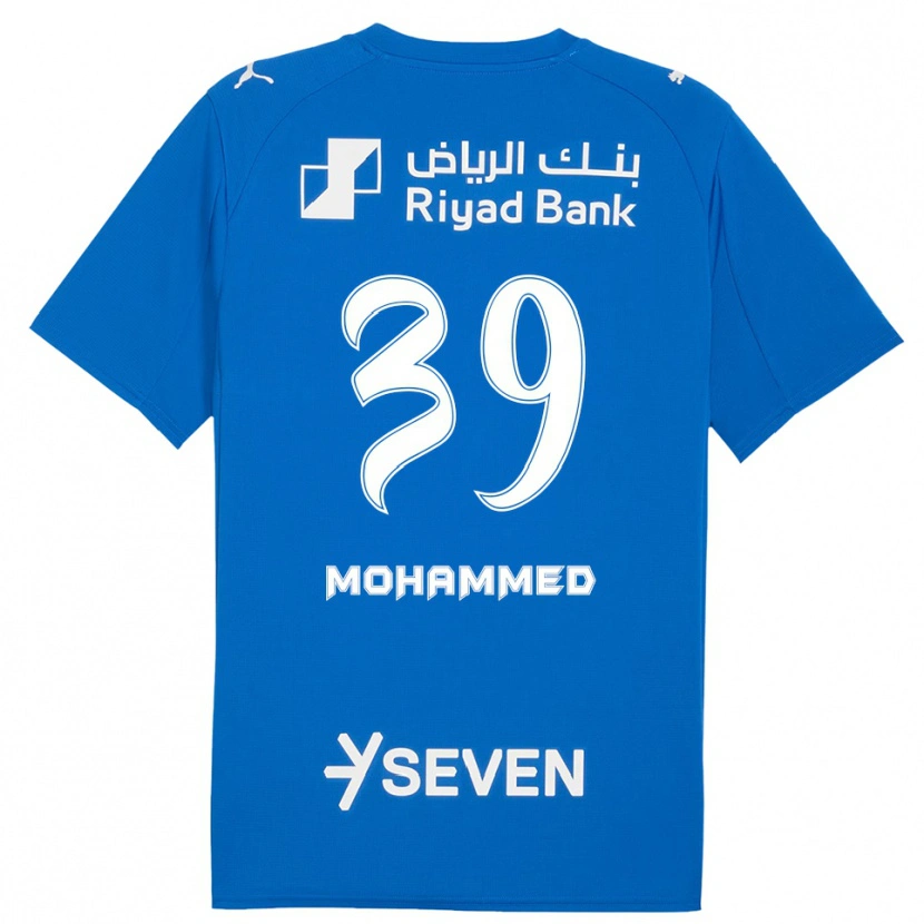 Danxen Women Mohammed Al-Zaid #39 Blue White Home Jersey 2025/26 T-Shirt