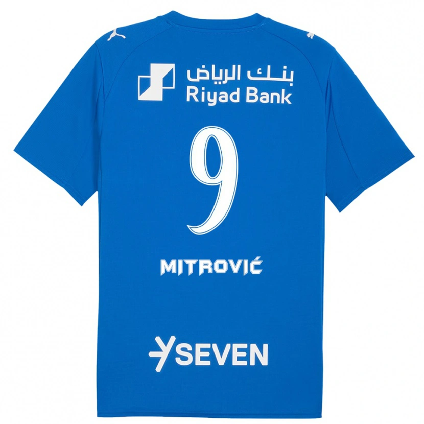 Danxen Women Aleksandar Mitrović #9 Blue White Home Jersey 2025/26 T-Shirt