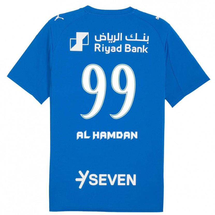 Danxen Women Abdullah Al-Hamdan #99 Blue White Home Jersey 2025/26 T-Shirt