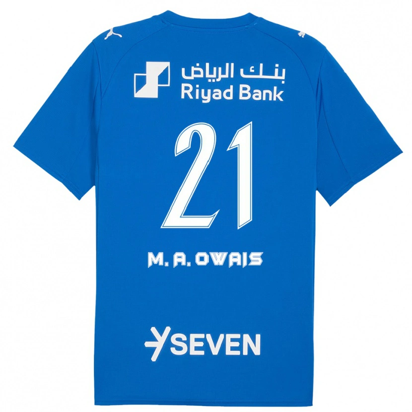 Danxen Women Mohammed Al-Owais #21 Blue White Home Jersey 2025/26 T-Shirt