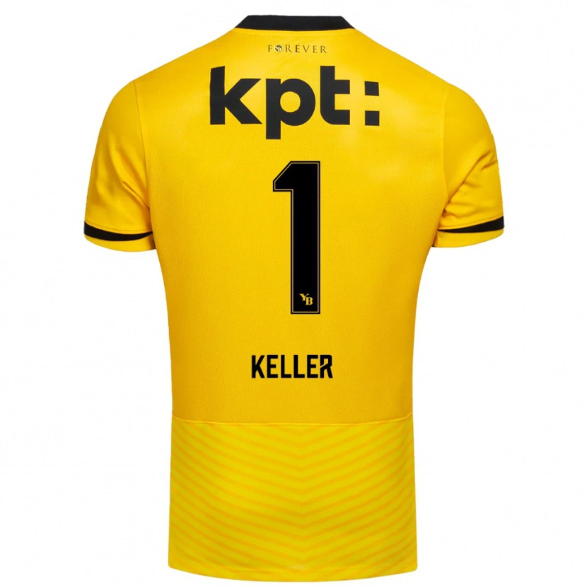 Danxen Women Marvin Keller #1 Yellow Black Home Jersey 2025/26 T-Shirt