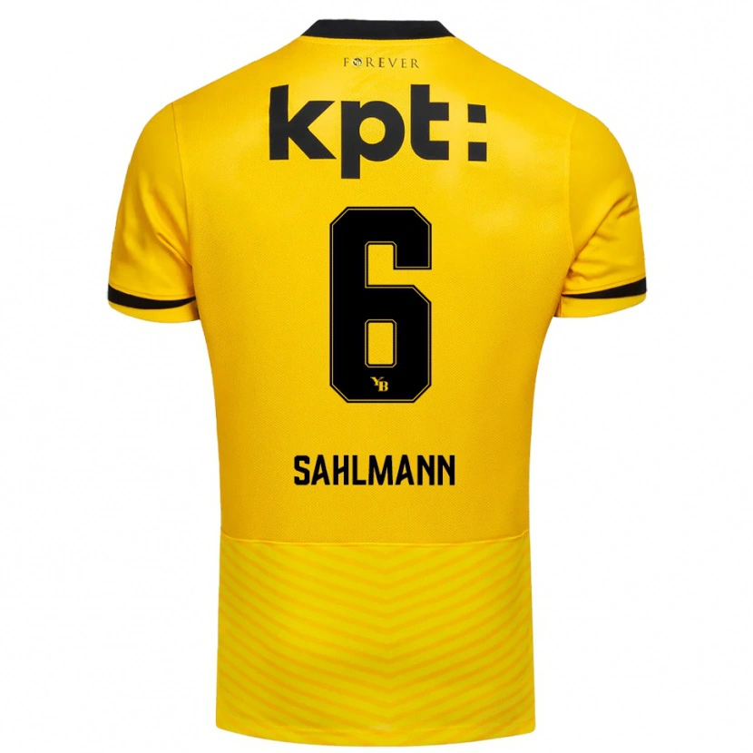 Danxen Women Henrike Sahlmann #6 Yellow Black Home Jersey 2025/26 T-Shirt