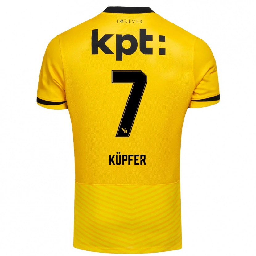 Danxen Women Eliah Küpfer #7 Yellow Black Home Jersey 2025/26 T-Shirt