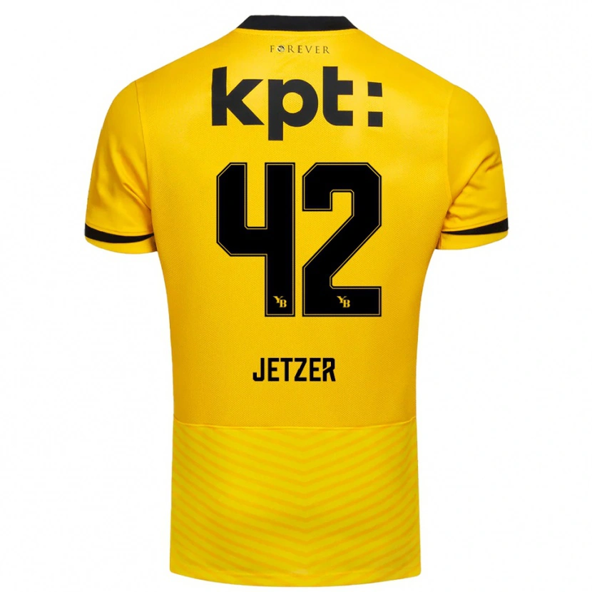 Danxen Women Lorin Jetzer #42 Yellow Black Home Jersey 2025/26 T-Shirt