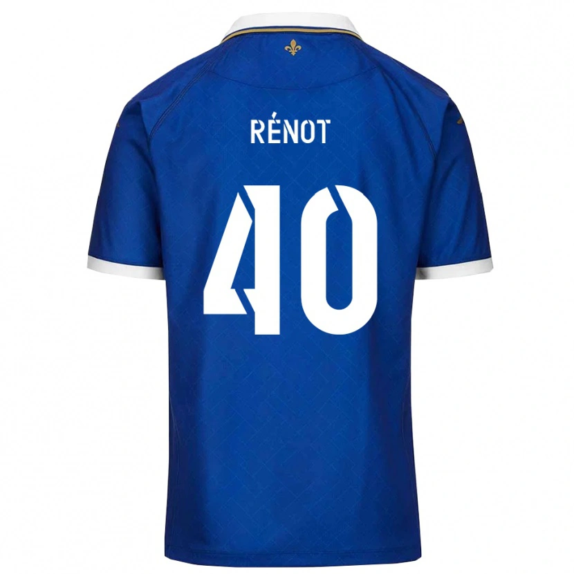 Danxen Women Sébastien Rénot #40 Blue Gold Home Jersey 2025/26 T-Shirt