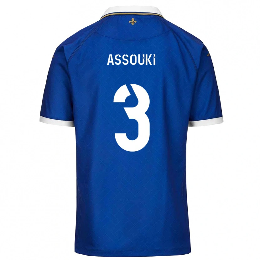 Danxen Women Amine Assouki #3 Blue Gold Home Jersey 2025/26 T-Shirt