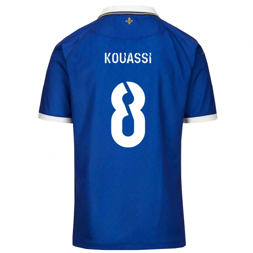 Danxen Women Odilon Kouassi #8 Blue Gold Home Jersey 2025/26 T-Shirt