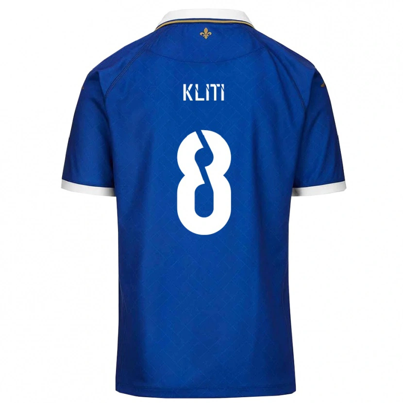 Danxen Women Ayoub Kliti #8 Blue Gold Home Jersey 2025/26 T-Shirt