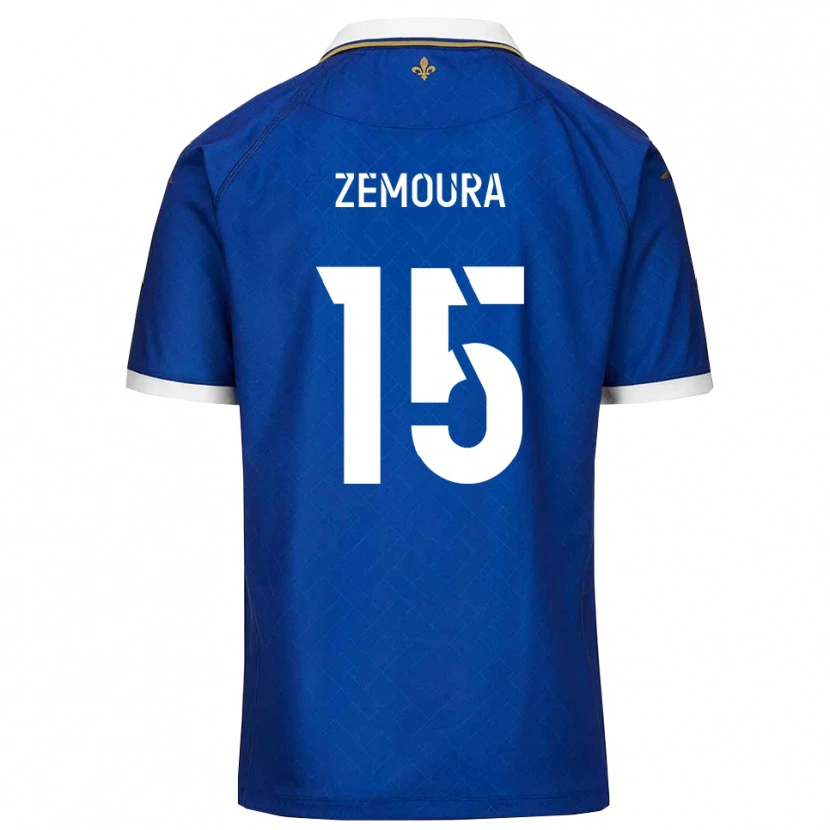 Danxen Women Yohan Zemoura #15 Blue Gold Home Jersey 2025/26 T-Shirt