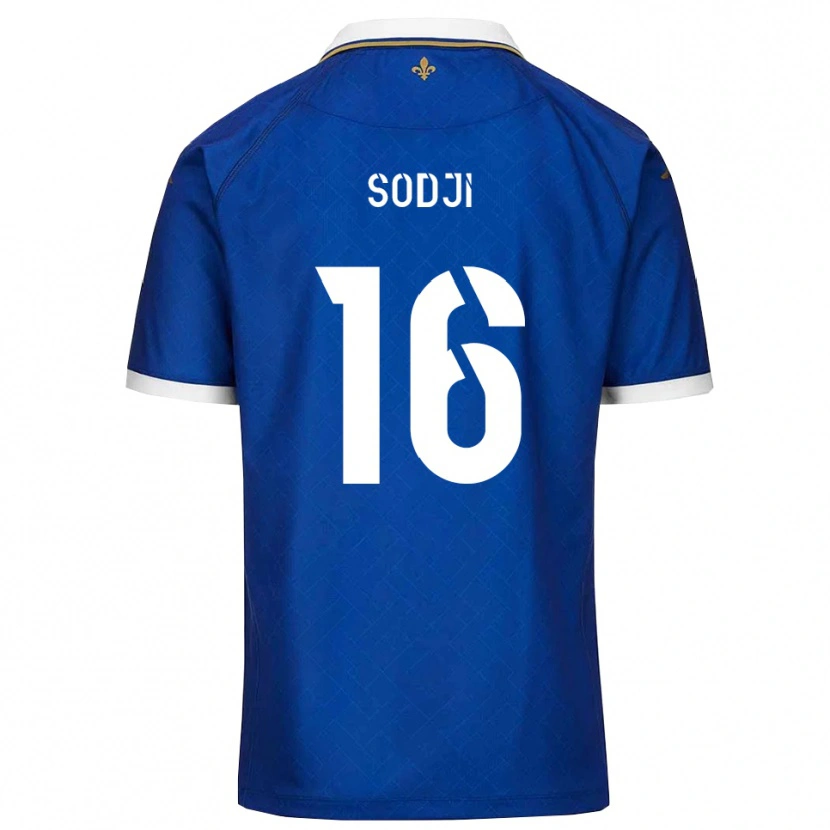 Danxen Women Alexandre Sodji #16 Blue Gold Home Jersey 2025/26 T-Shirt