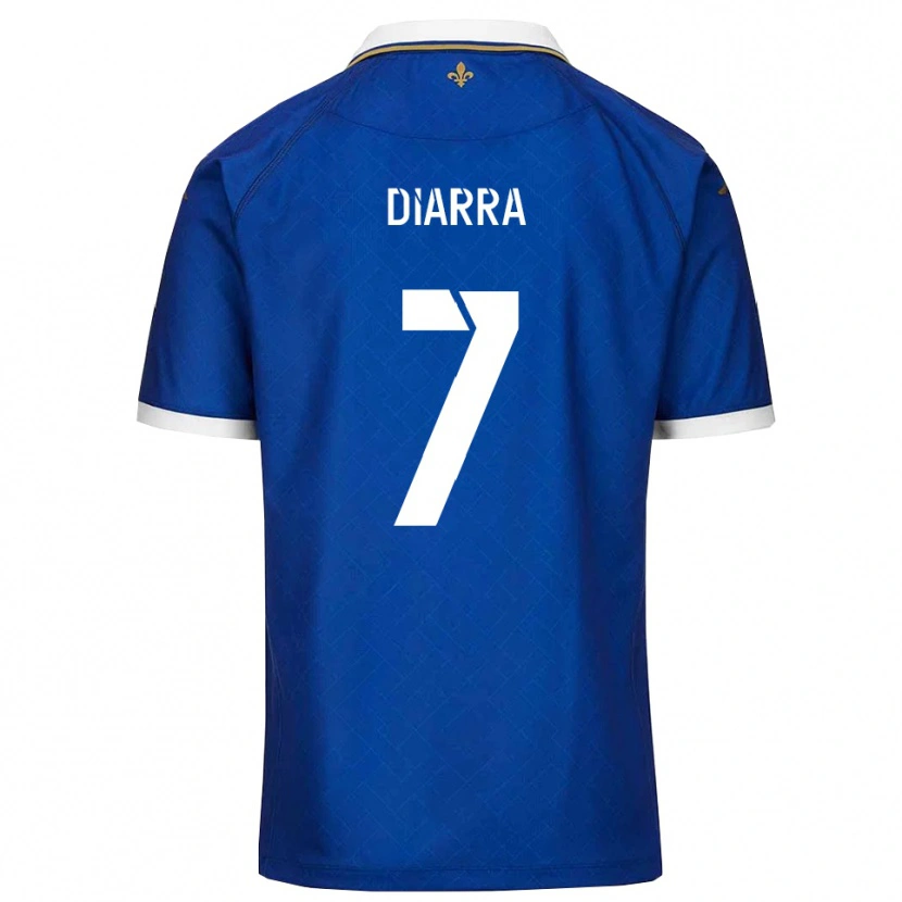 Danxen Women Cheick Diarra #7 Blue Gold Home Jersey 2025/26 T-Shirt