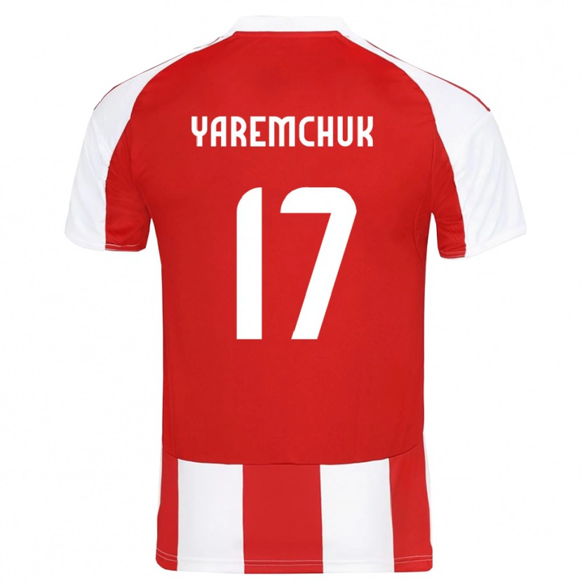 Danxen Women Roman Yaremchuk #17 Red White Home Jersey 2025/26 T-Shirt