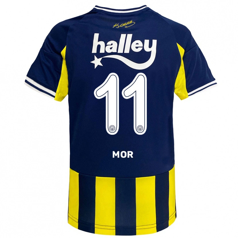 Danxen Women Emre Mor #11 Yellow Navy White Home Jersey 2025/26 T-Shirt