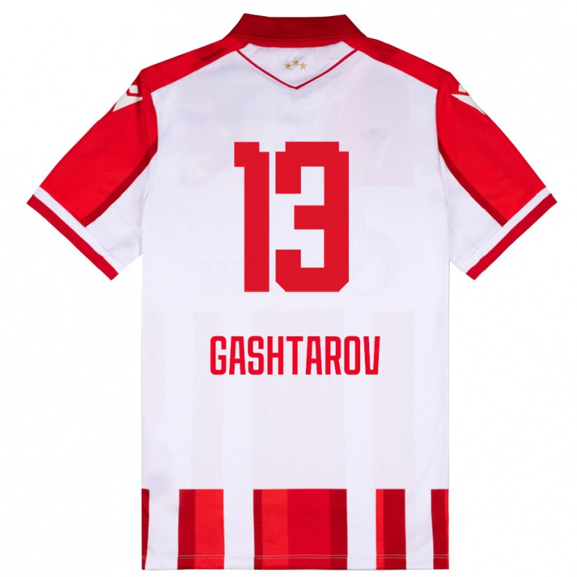 Danxen Women Matej Gashtarov #13 Red White Home Jersey 2025/26 T-Shirt