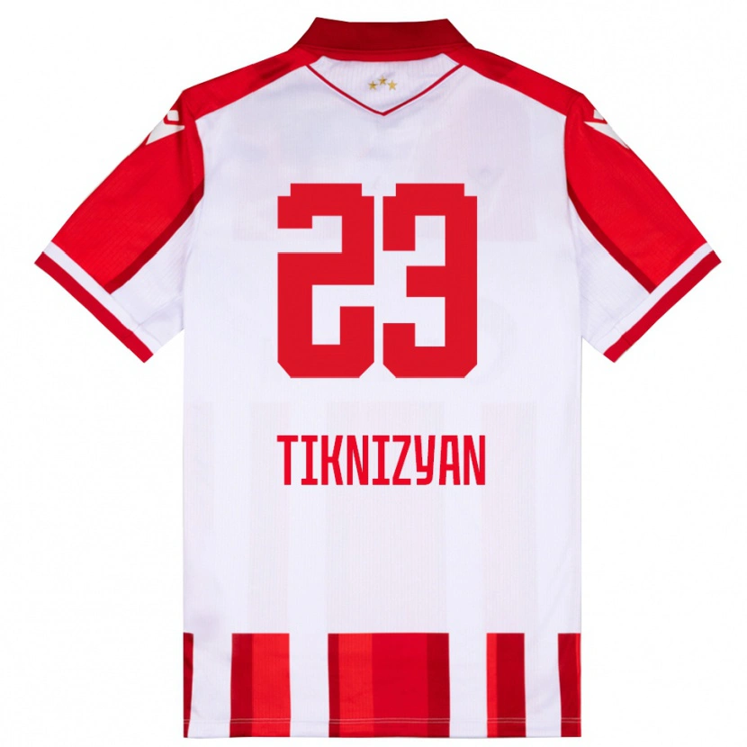 Danxen Women Nair Tiknizyan #23 Red White Home Jersey 2025/26 T-Shirt