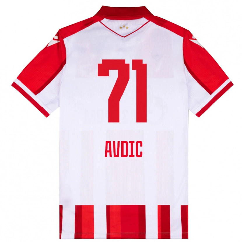 Danxen Women Adem Avdic #71 Red White Home Jersey 2025/26 T-Shirt