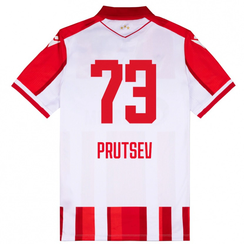 Danxen Women Egor Prutsev #73 Red White Home Jersey 2025/26 T-Shirt