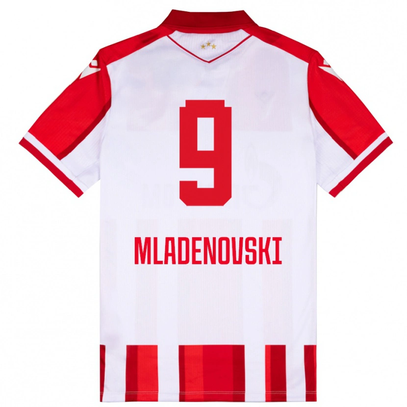 Danxen Women Stefan Mladenovski #9 Red White Home Jersey 2025/26 T-Shirt