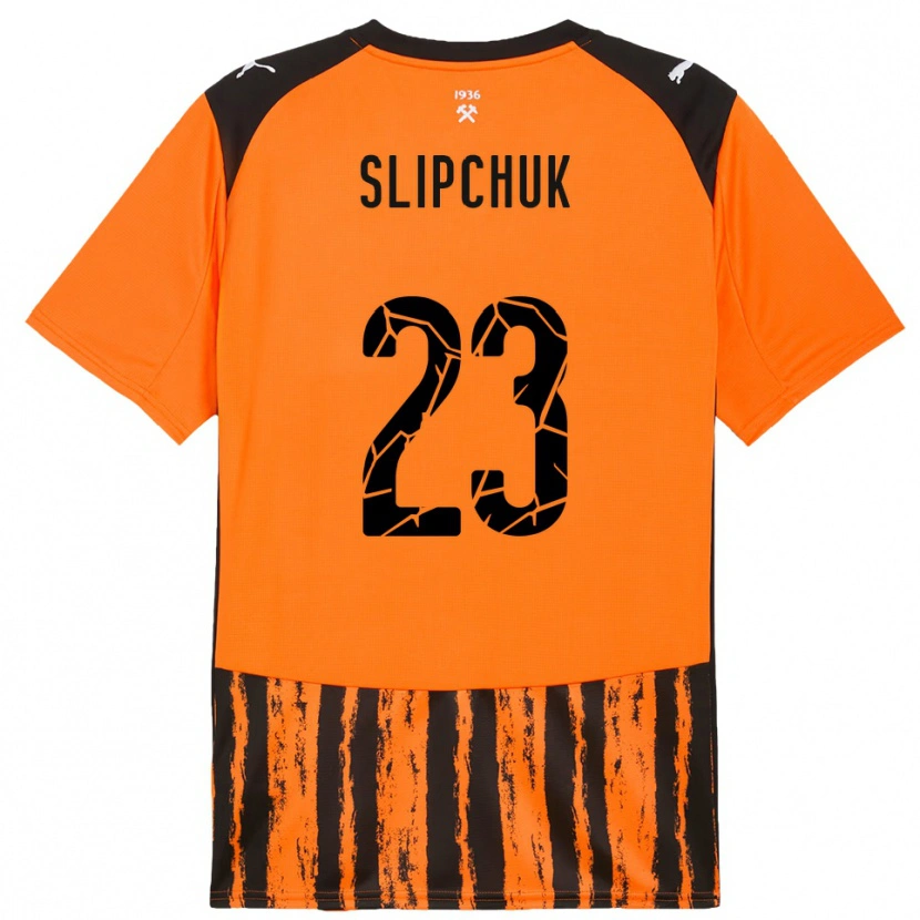 Danxen Women Mykhaylo Slipchuk #23 Orange Black Home Jersey 2025/26 T-Shirt