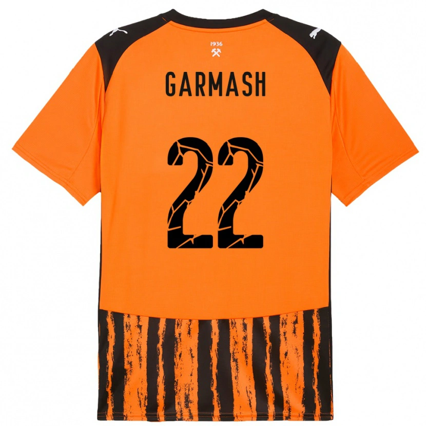 Danxen Women Yevgeniy Garmash #22 Orange Black Home Jersey 2025/26 T-Shirt