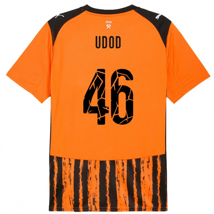 Danxen Women Danylo Udod #46 Orange Black Home Jersey 2025/26 T-Shirt