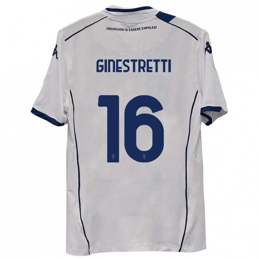 Danxen Women Davide Ginestretti #16 Dark Navy Away Jersey 2025/26 T-Shirt