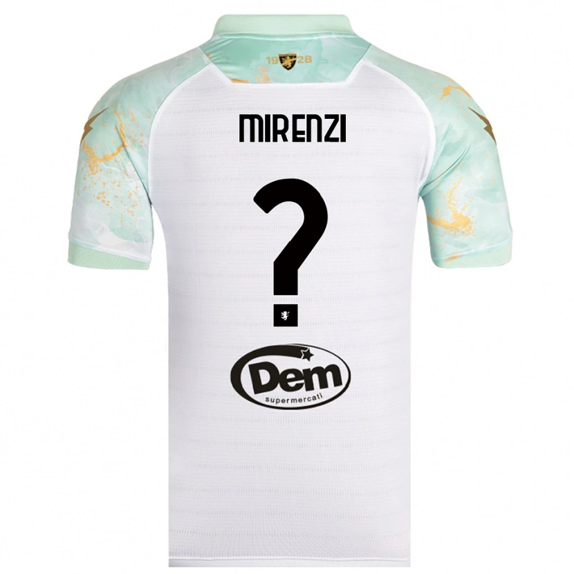 Danxen Women Andrea Mirenzi #0 White Black Away Jersey 2025/26 T-Shirt