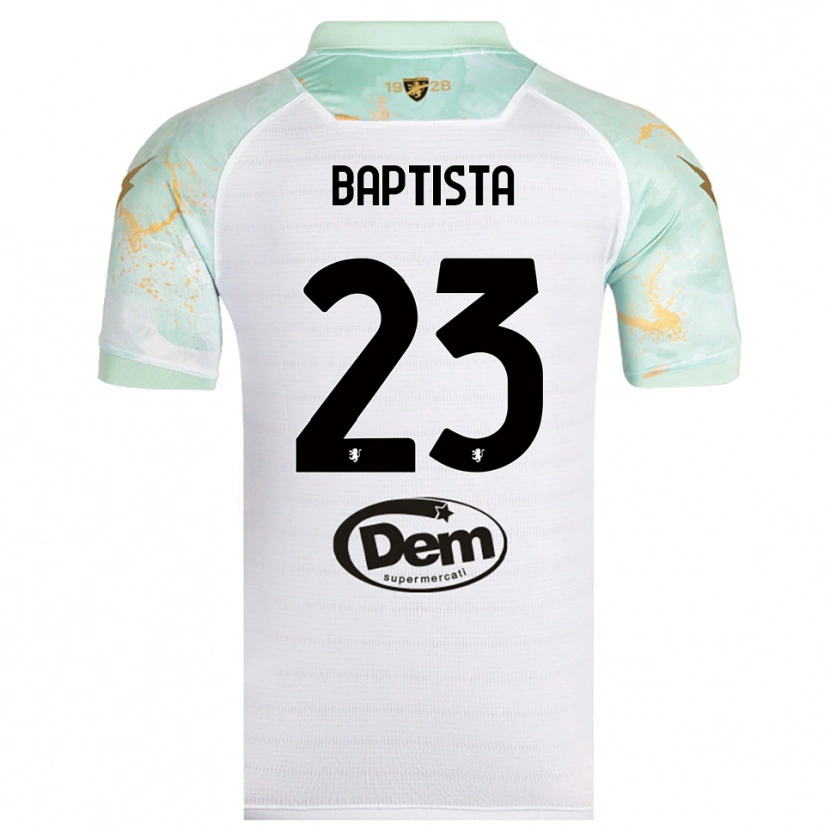 Danxen Women Viktor Baptista #23 White Black Away Jersey 2025/26 T-Shirt