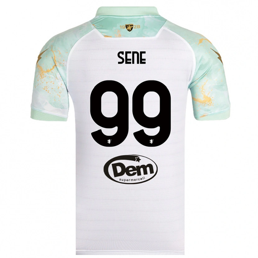 Danxen Women Fallou Sene #99 White Black Away Jersey 2025/26 T-Shirt