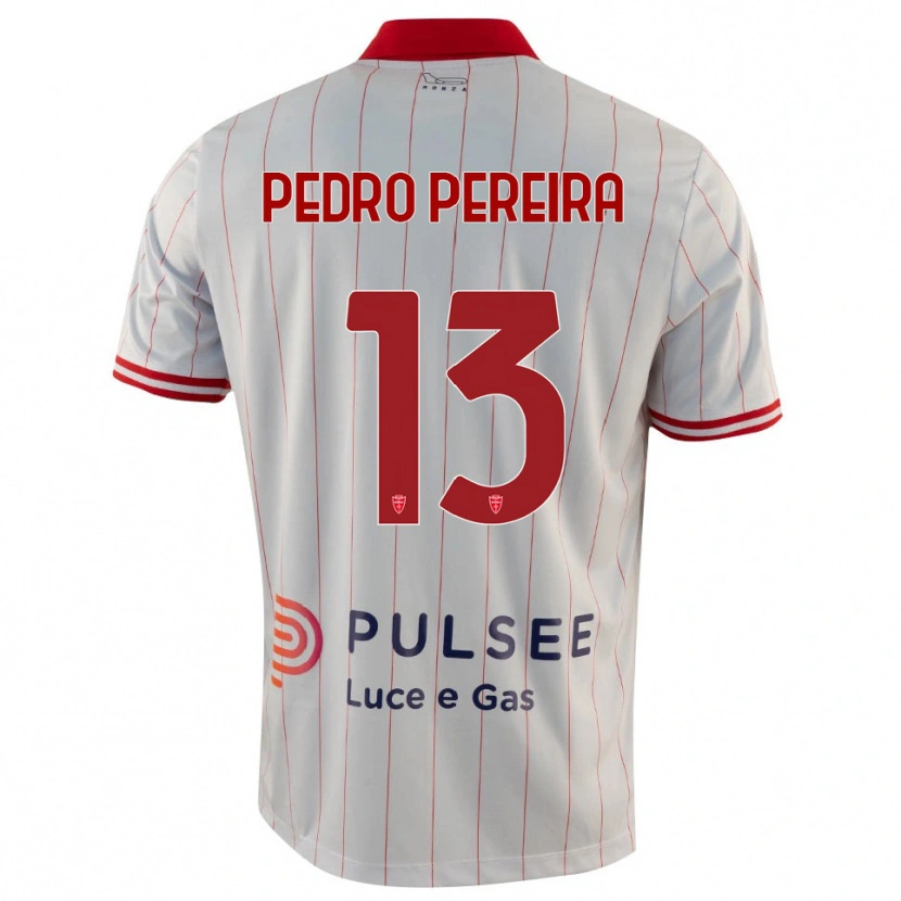 Danxen Women Pedro Pereira #13 White Red Blue Away Jersey 2025/26 T-Shirt